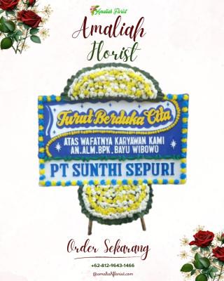 Papan Bunga Duka di Pelalawan