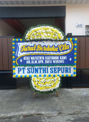 Papan Bunga Duka di Pelalawan