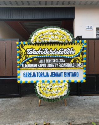 Papan Bunga Duka di Pelalawan