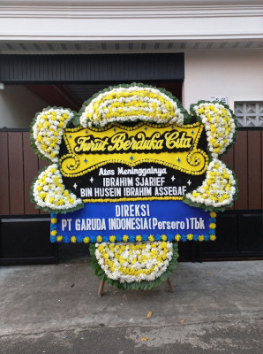 Papan Bunga Duka di Pelalawan