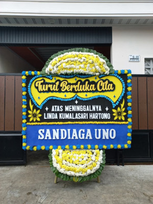 Papan Bunga Duka di Pelalawan